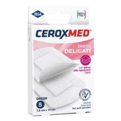 Ceroxmed Dress - Cerotti Delicati 7,5 x 10cm, 5 cerotti