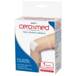Ceroxmed rete tubolare elastica per gamba e ginocchio, 1 pezzo da 3m