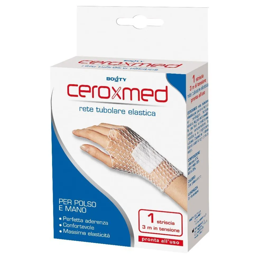 Ceroxmed Rete tubolare mano polso, 1 pezzo da 3 m