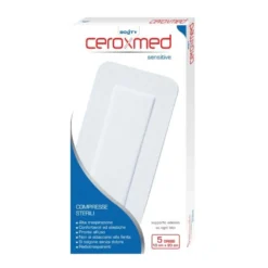 Ceroxmed Sensitive - Cerotti sterili per la protezione delle ferite, 5 cerotti da 10x20 cm