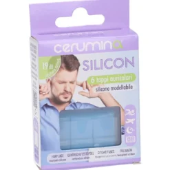 Cerumina Silicon - Pietrasanta Pharma tappi auricolari silicone contro l'acqua e i rumori, 6 pezzi