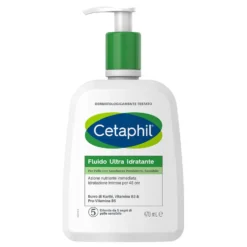 Cetaphil Fluido Ultra Idratante - Fluido idratante per la pelle secca e sensibile, 470 ml