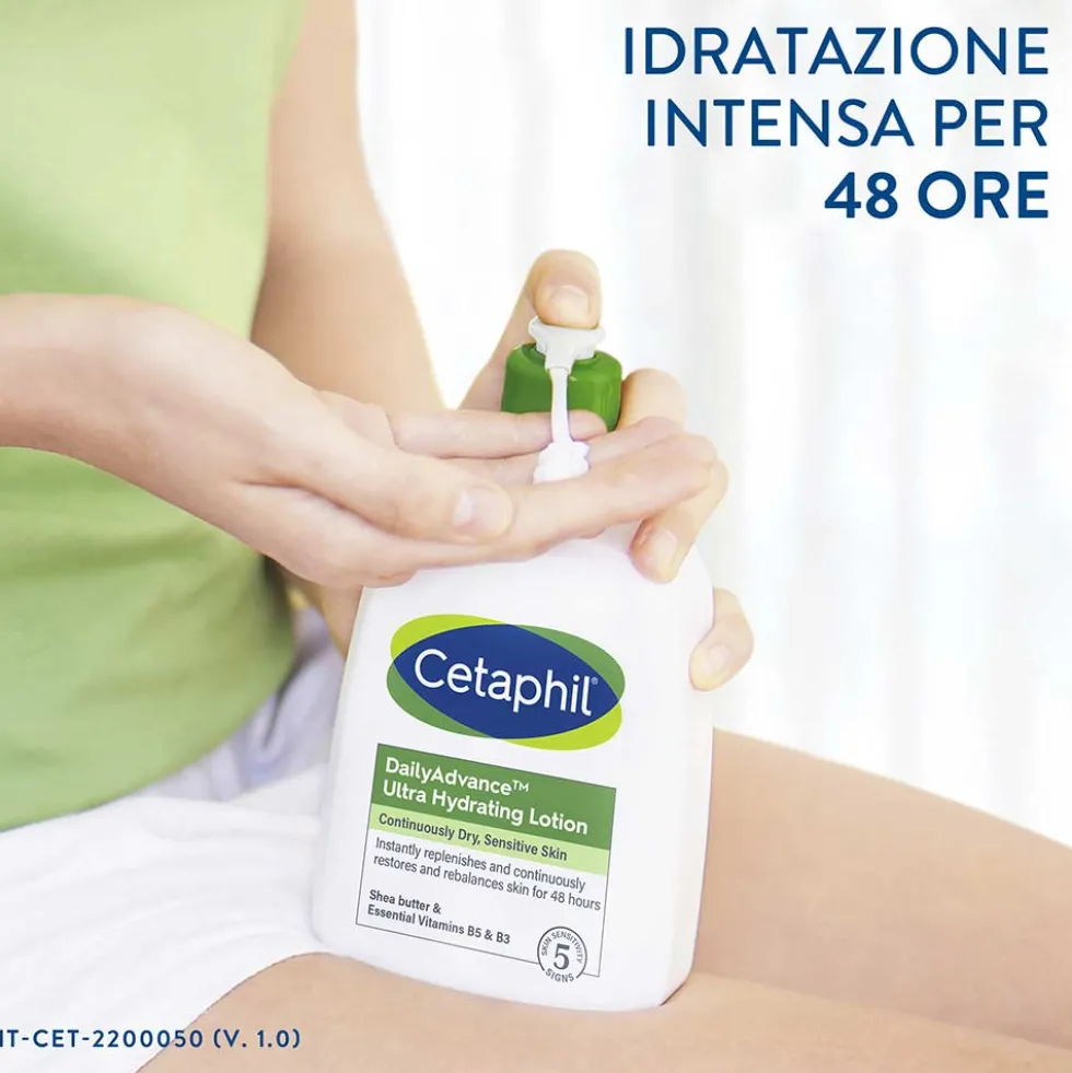 Cetaphil Fluido Ultra Idratante - Fluido idratante per la pelle secca e sensibile, 470 ml