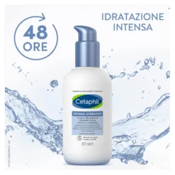 Cetaphil Optimal Hydration - Lozione corpo idratante per la pelle secca e sensibile, 237 ml