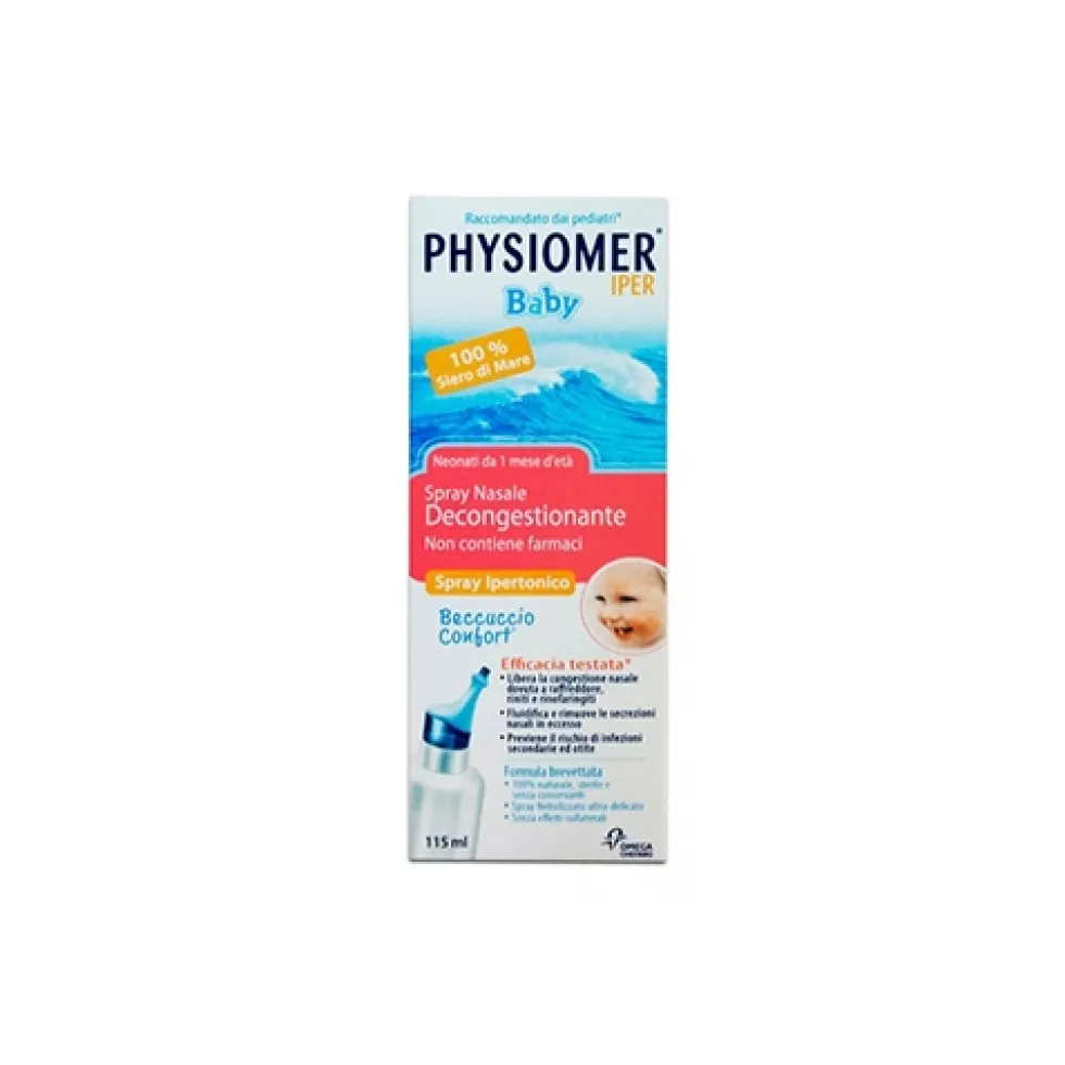 Chefaro Pharma Physiomer Iper Baby Spray Nasale Decongestionante 115 ml