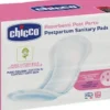 Chicco Assorbenti Post Parto in Cotone Biologico, 10 Pezzi