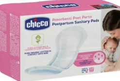 Chicco Assorbenti Post Parto in Cotone Biologico, 10 Pezzi