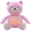 Chicco Baby Bear rosa - Pupazzo proiettore con luci e melodie per il sonno, 1 pezzo