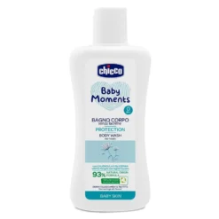 Chicco Baby Moments - Protection Bagno Corpo Senza Lacrime Pelli Delicate, 200ml
