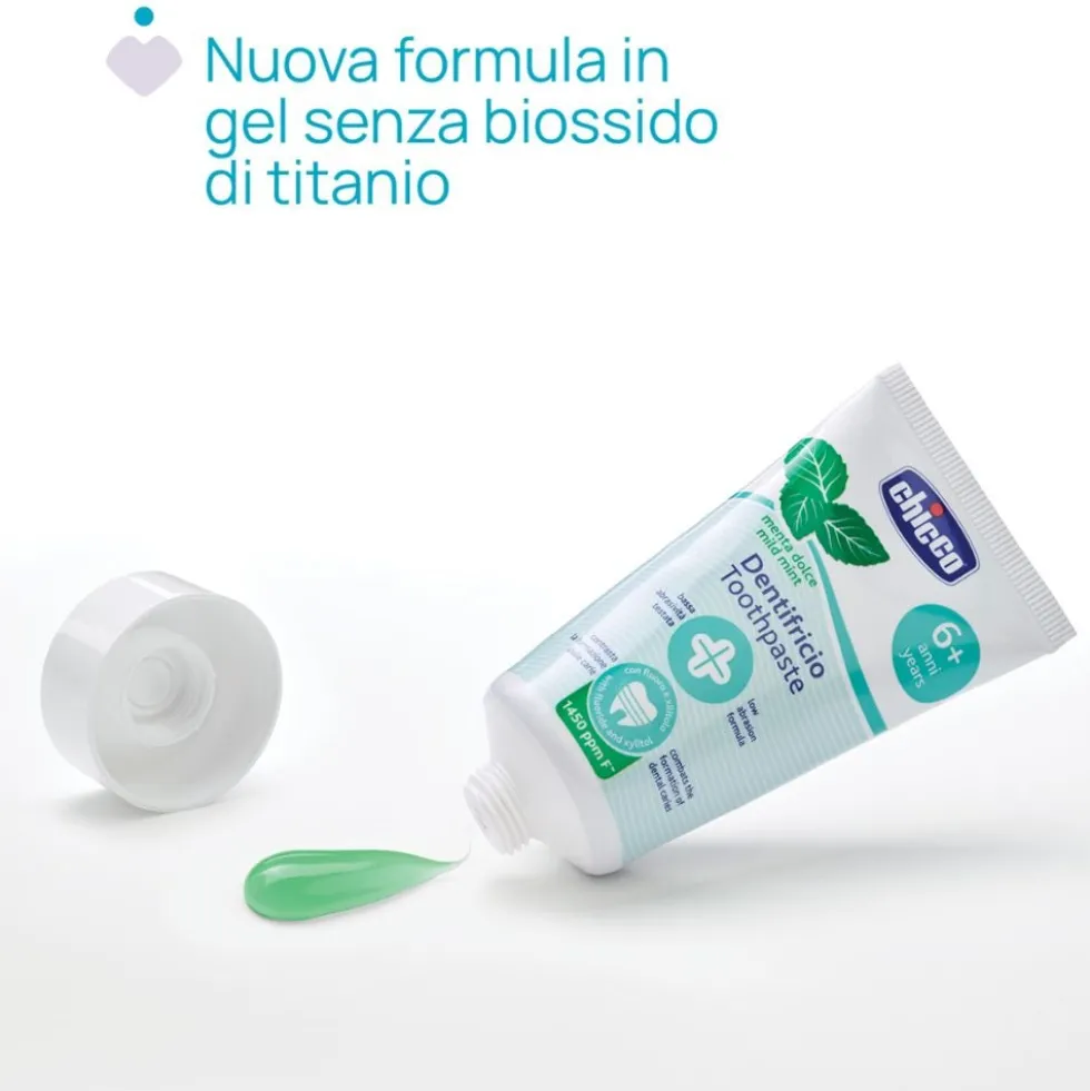 Chicco Dentifricio Menta Dolce 6 Anni +, 50ml