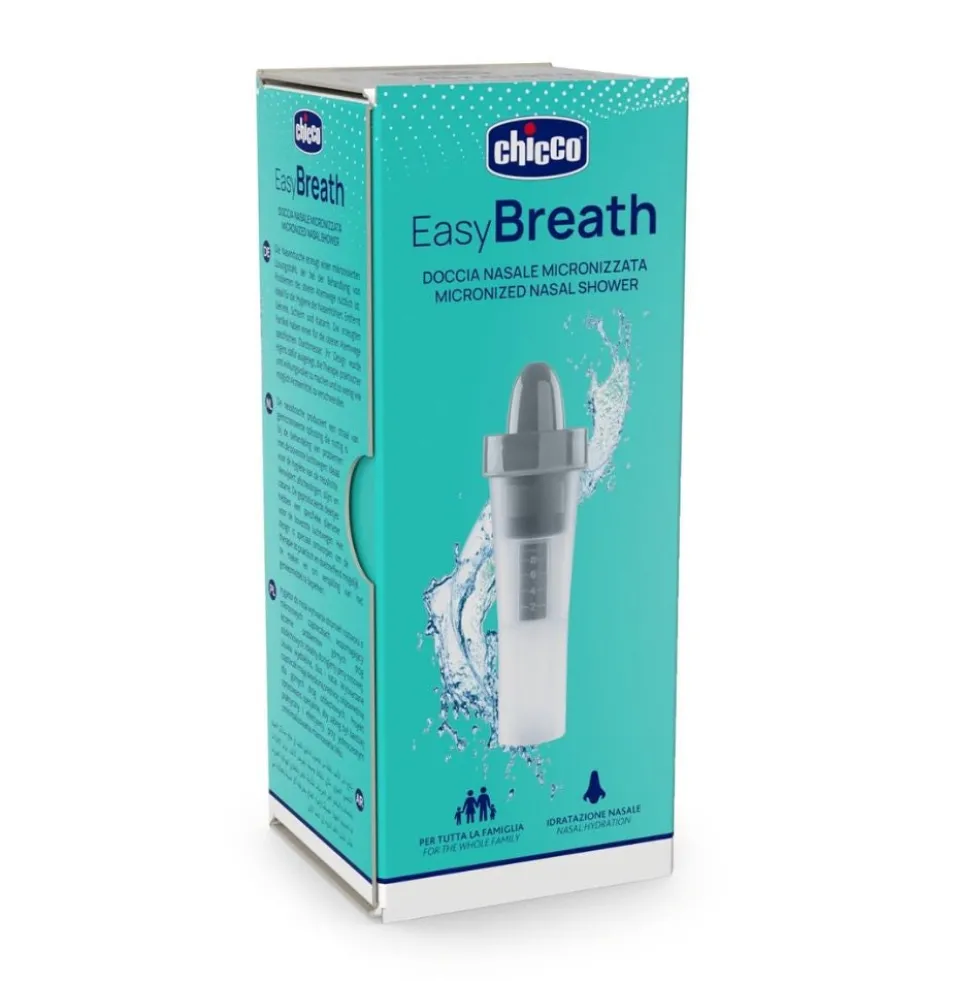 Chicco Easy Breath - Doccia nasale micronizzata per l'igiene e la rimozione del muco, 1 pezzo