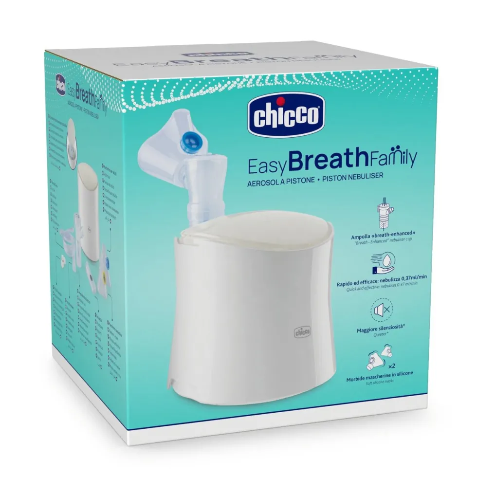 Chicco Easy Breath Family Aerosol a pistone per la tosse di tutta la famiglia, 1 pezzo