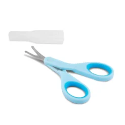 Chicco Forbicine per Bambini con Punte Arrotondate Colore Azzurro, 1 Pezzo