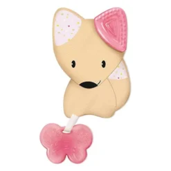 Chicco Fresh Friends Massaggiagengive 3 in 1 con Dentaruolo 4M+ Rosa, 1 Pezzo