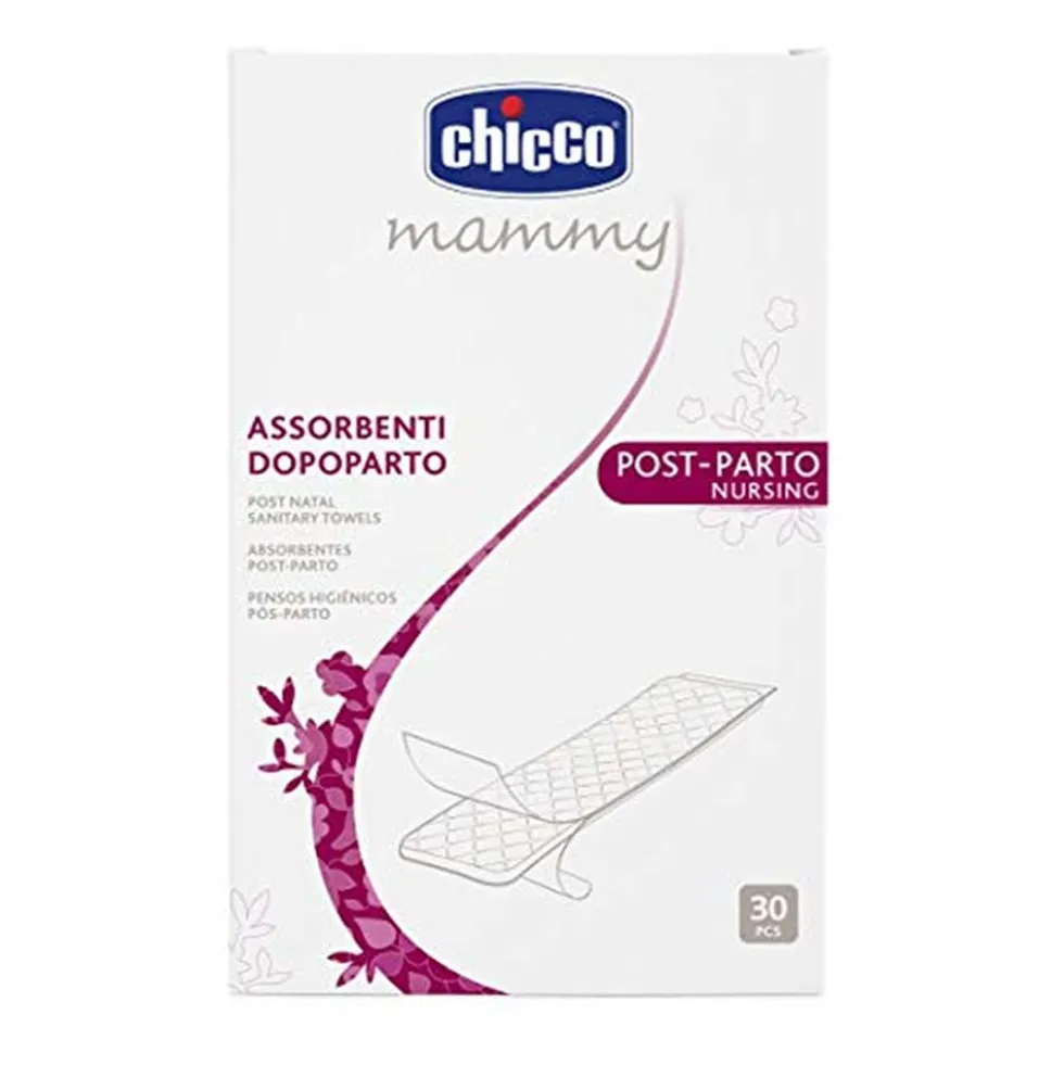 Chicco Mammy - Assorbenti Dopoparto a Tre Strati, 30 Pezzi