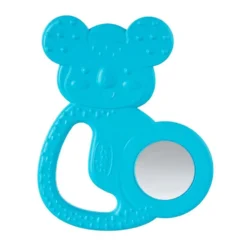 Chicco Massaggiagengive Koala Refrigerante in Acciaio Inox 4M+ Azzurro, 1 Pezzo