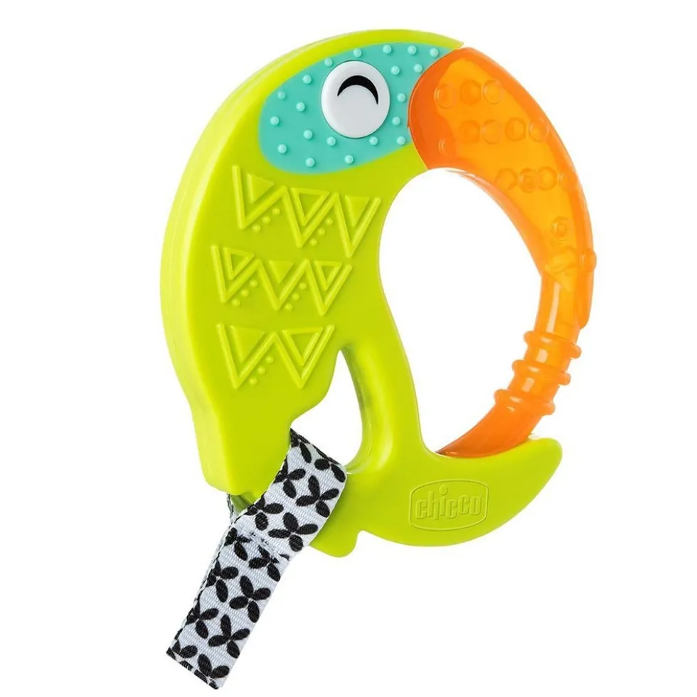 Chicco Massaggiagengive Refrigerante Tucano Multisensoriale 6M+, 1 Pezzo