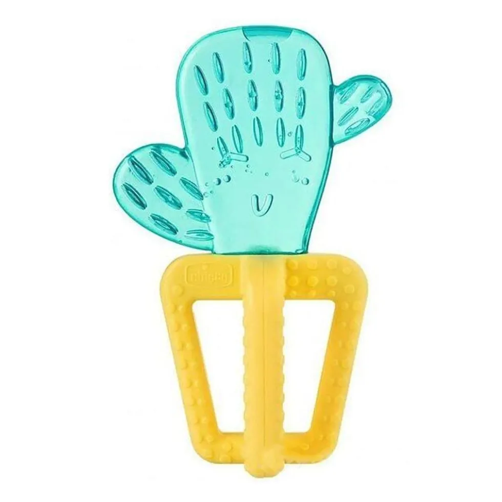 Chicco Massaggiagengive Rinfrescante 4M+ Cactus, 1 Pezzo