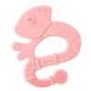 Chicco Massaggiagengive Soft Iguana con Setole Morbide 2M+ Rosa, 1 Pezzo