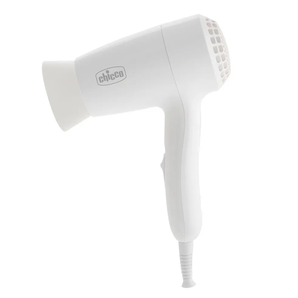 Chicco Mini Asciugacapelli 0M+ Meno Rumoroso di Quello dei Grandi, 1 Pezzo