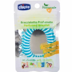 Chicco Natural - Braccialetto in plastica alla citronella repellente per le zanzare, 1 pezzo