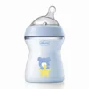 Chicco Natural Feeling - Biberon 2M+ Capacità 250ml Flusso Medio Azzurro,1 Pezzo
