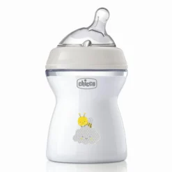 Chicco Natural Feeling - Biberon 2M+ Capacità 250ml Flusso Medio, 1 Pezzo