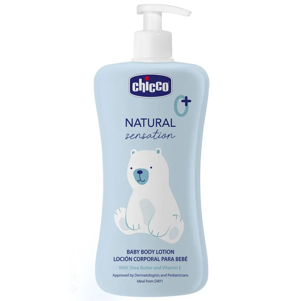 Chicco Natural Sensation - Baby Crema Corpo per Bambini 0M+, 500ml