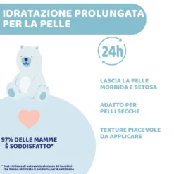 Chicco Natural Sensation - Baby Crema Corpo per Bambini 0M+, 500ml