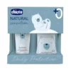 Chicco Natural Sensation - Cofanetto igiene neonato per il bagnetto e il cambio, 2 pezzi