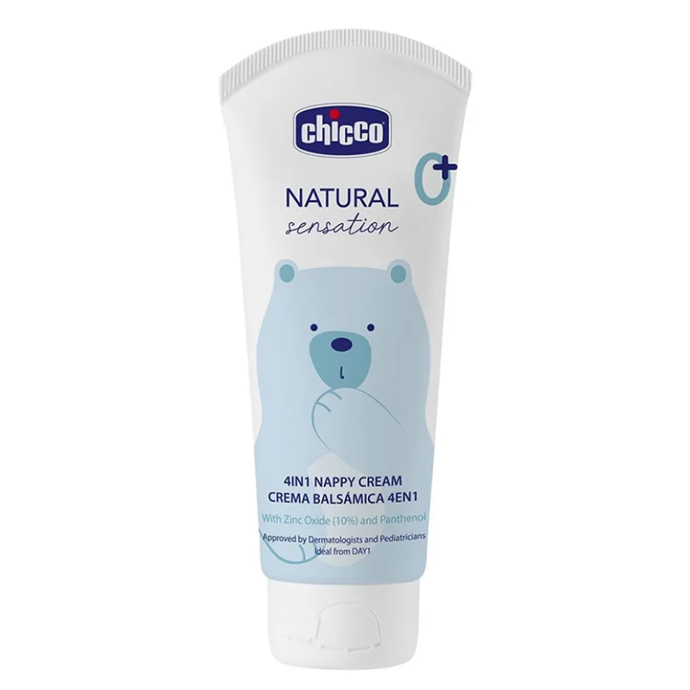 Chicco Natural Sensation - Cofanetto igiene neonato per il bagnetto e il cambio, 2 pezzi