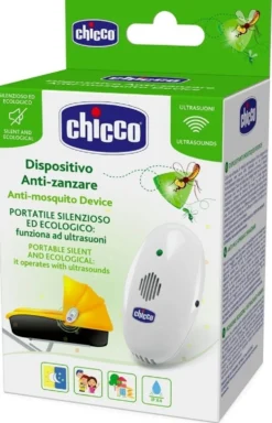 Chicco Nozzz - Dispositivo antizanzare portatile a ultrasuoni per il passeggino, 1 pezzo