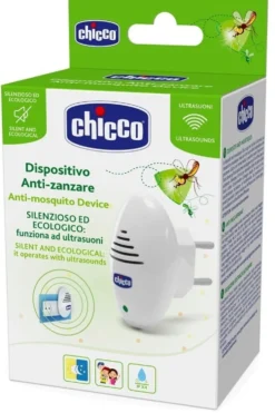 Chicco Nozzz - Dispositivo antizanzare a ultrasuoni silenzioso per gli ambienti, 1 pezzo