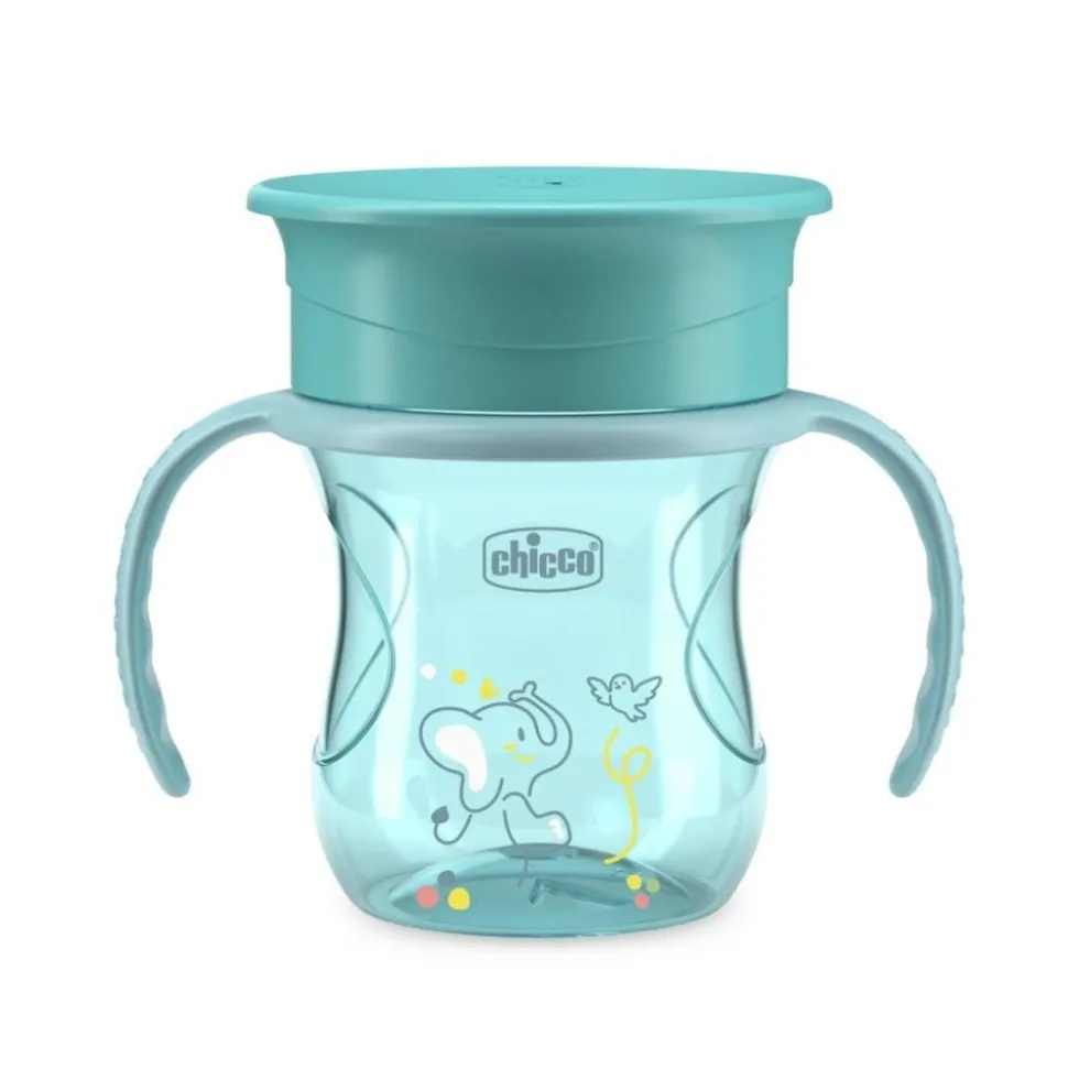 Chicco Perfect Cup Tazza 12m+ Colore Azzurro, 200ml