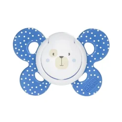Chicco PhysioForma - Comfort Succhietto 6-16M Tettarella in Silicone Blu,1 Pezzo
