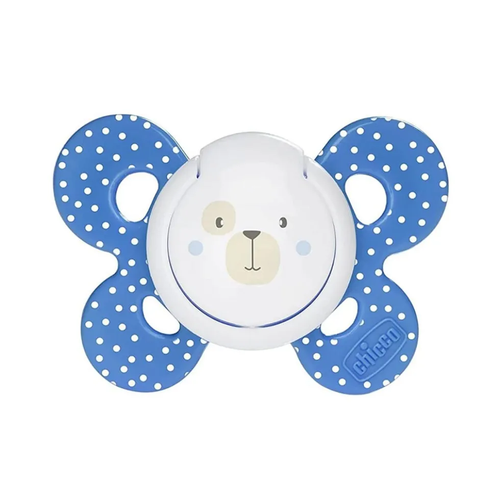 Chicco PhysioForma - Comfort Succhietto 6-16M Tettarella in Silicone Blu,1 Pezzo