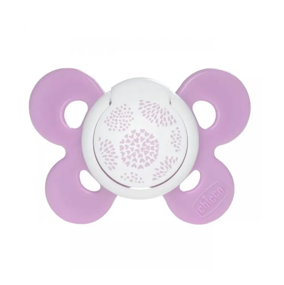 Chicco PhysioForma - Comfort Succhietto 6-16M Tettarella in Silicone Rosa,1Pezzo
