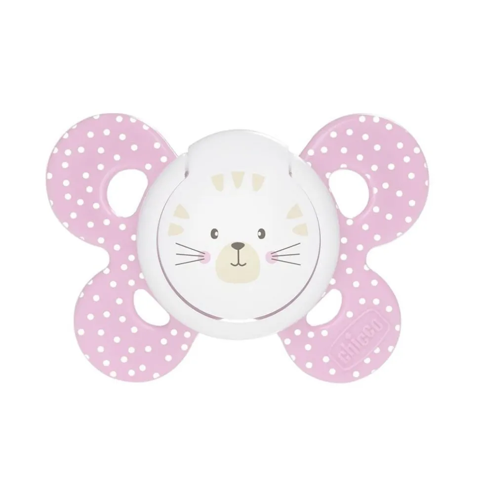 Chicco PhysioForma - Comfort Succhietto 6-16M Tettarella in Silicone Rosa,1Pezzo