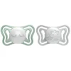 Chicco PhysioForma - Light Lumi Succhietto 16-36M Tettarella in Silicone colore Neutro, 2 succhietti