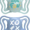 Chicco PhysioForma - Light Succhietto 6-16M Tettarella in Silicone Azzurro, 2pz