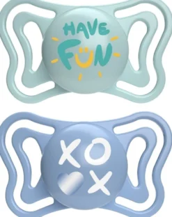 Chicco PhysioForma - Light Succhietto 6-16M Tettarella in Silicone Azzurro, 2pz