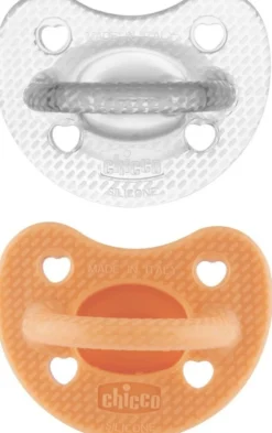 Chicco PhysioForma - Soft Luxe 6-16M Succhietto in Silicone Bimba, 2 pezzi