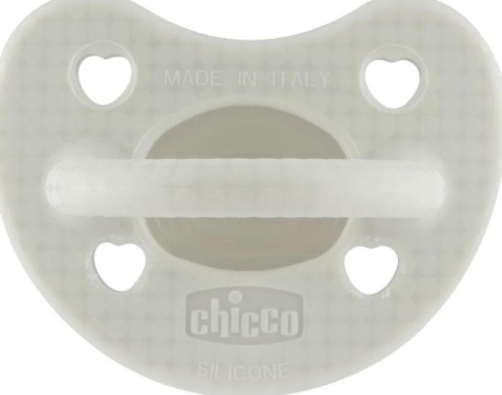 Chicco PhysioForma Soft Luxe - Succhietto in silicone 2-6 mesi per lo sviluppo orale, 1 pezzo