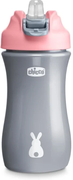 Chicco Pop Up Tazza per Bambini 2+ anni colore Rosa, 350ml