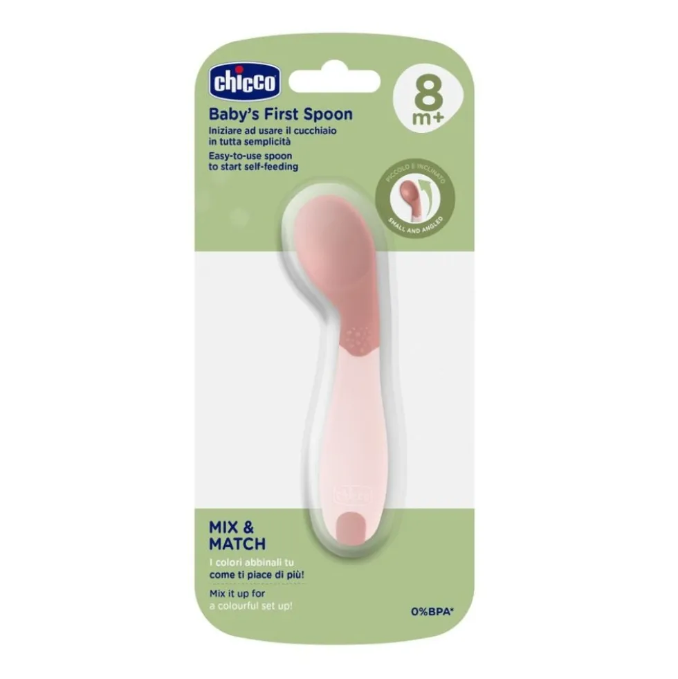 Chicco Primo Cucchiaio 8m+ colore Rosa, 1 pezzo