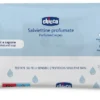 Chicco Salviette detergenti per la pelle sensibile dei neonati senza placchetta, 72 salviettine