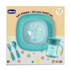 Chicco Set Pappa 12m+ colore Azzurro