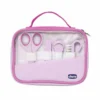 Chicco Set unghie mani felici rosa - Kit per la cura delle unghie dei neonati, 4 accessori
