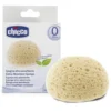 Chicco Spugna Ultrassorbente 0M+ in Pura Cellulosa Naturale, 1 Pezzo