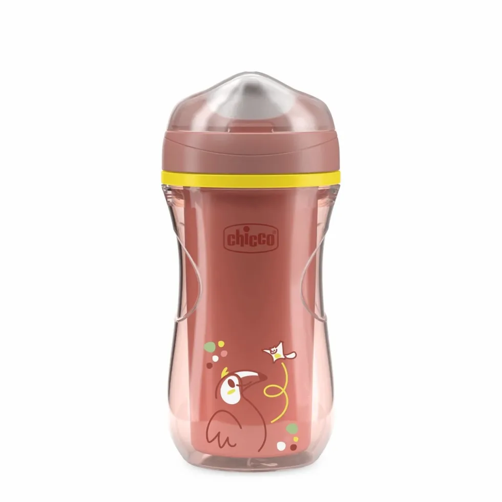 Chicco Tazza Active 14M+ Capacità 266ml Colore Rosa, 1 Pezzo